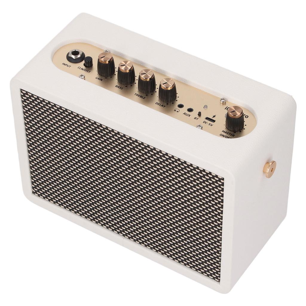 Small Guitar Amplifier 10W Clean Distortion Overload Reverb Effects Desktop Electric Guitar Practice Speaker