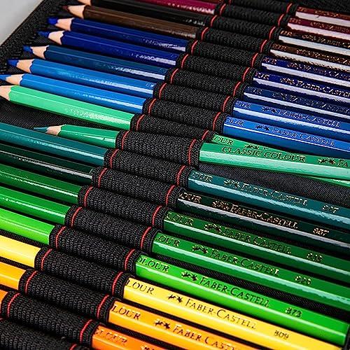 Große Kapazität Buntstiftetui, Tragbares Federmäppchen mit 36/72 Fächern, Wasserabweisend, Multifunktionales Federmäppchen, Stiftetui, Stiftebeutel, Stifthalter