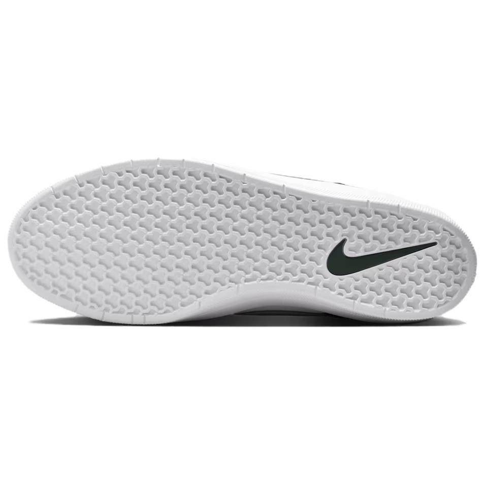 Nike SB Force 58 Textile, Leather Coverage Breathable Skateboard Shoes Men's Gray Green DV5477-105