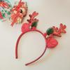 Exklusivt Handgjort Jul Paillett Ren Horn Hårband - Sött Festligt Mode Håraccessoar