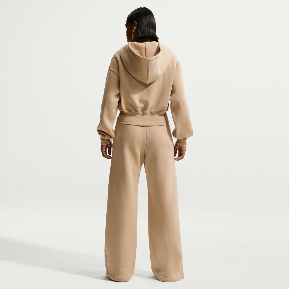 Nike W Phnxflc Crop Fzhd Iq1256 248linen