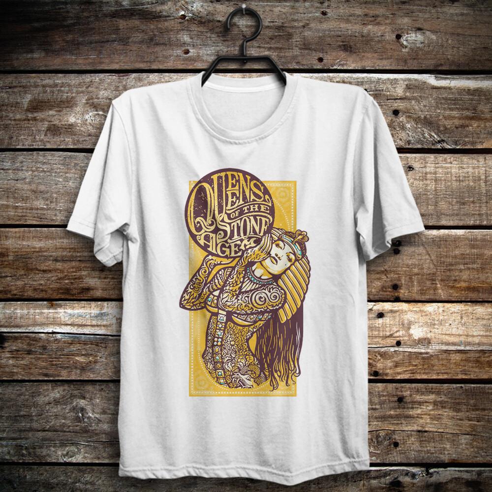 Retro Queens of the Stone Age TShirt Josh Homme Nick Oliveri Joey Castillo QOTSA S