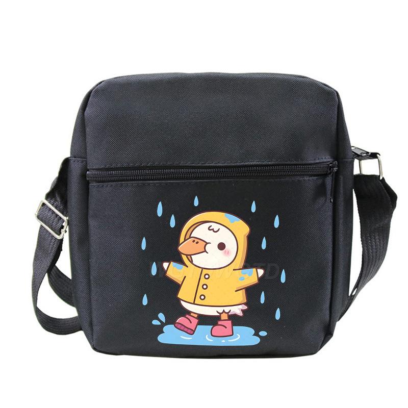 Cute printed shoulder bag casual multi-functional oblique span bag small bag student stationery bag