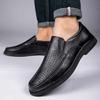 Mocassini da Uomo Estivi Scarpe da Lavoro Suola Morbida Scarpe Comode Perforate Traspiranti Scarpe Antiscivolo Resistenti all'Usura Sneakers