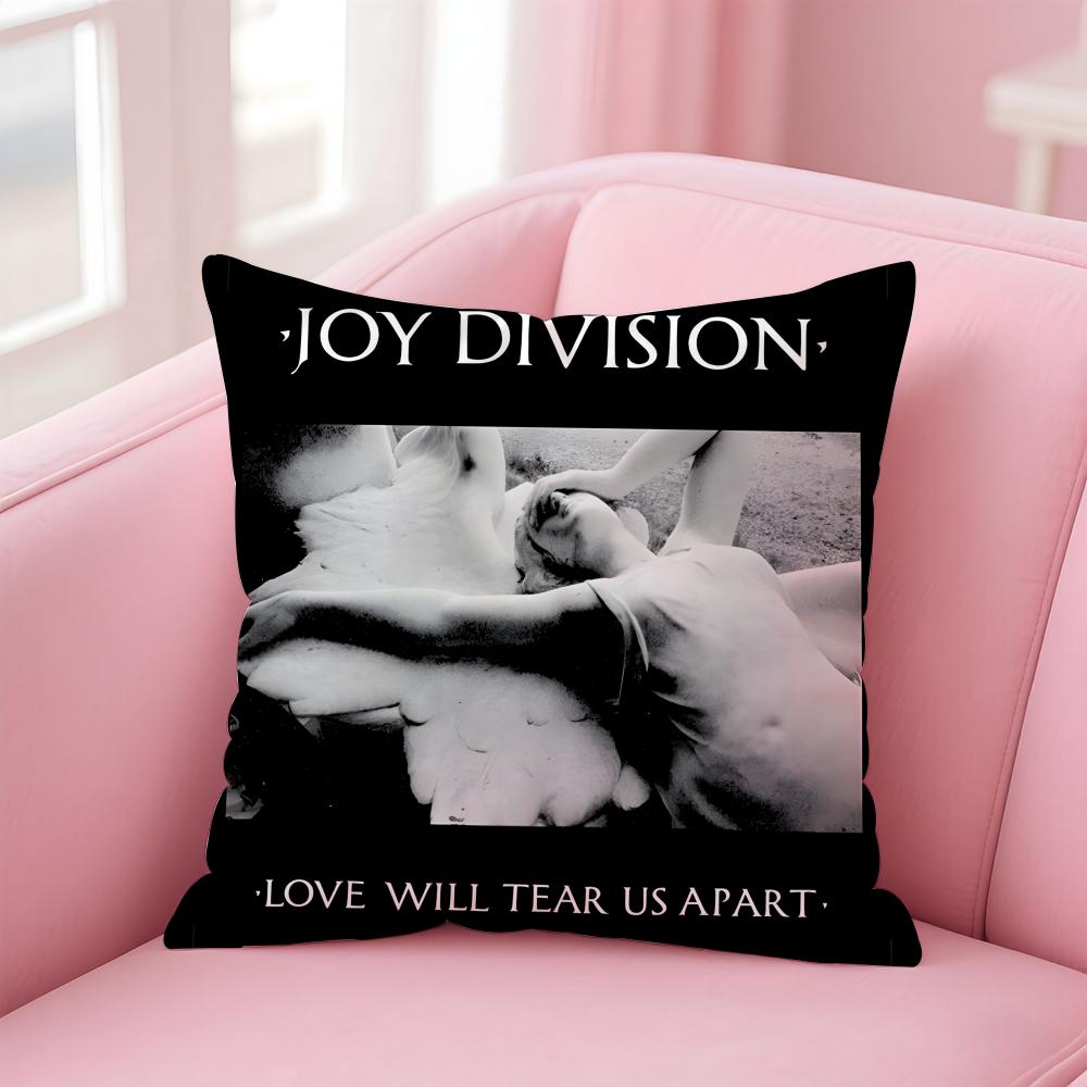 Punk Band J-Joy Division Cushion Cover Comfortable Reversible Pillow Cover Ideal for Car Sofa Bedroom & Beyond