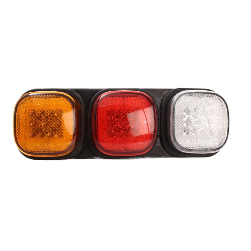 

24V Светодиодный Водонепроницаемый Задний Фонарь для Автодома, Прицепа, Стоп-сигнал, Указатель поворота и Подсветка номерного знака