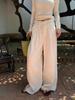 Heavy Craftsmanship Pleated Cotton-Linen Straight-Leg Pants, Spring/Summer 2026.