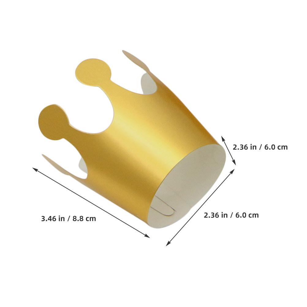 20Pcs Birthday Crowns Paper Crown for Party Hats Birthday Decoration Photo Prop Comfortable Lightweight Fun