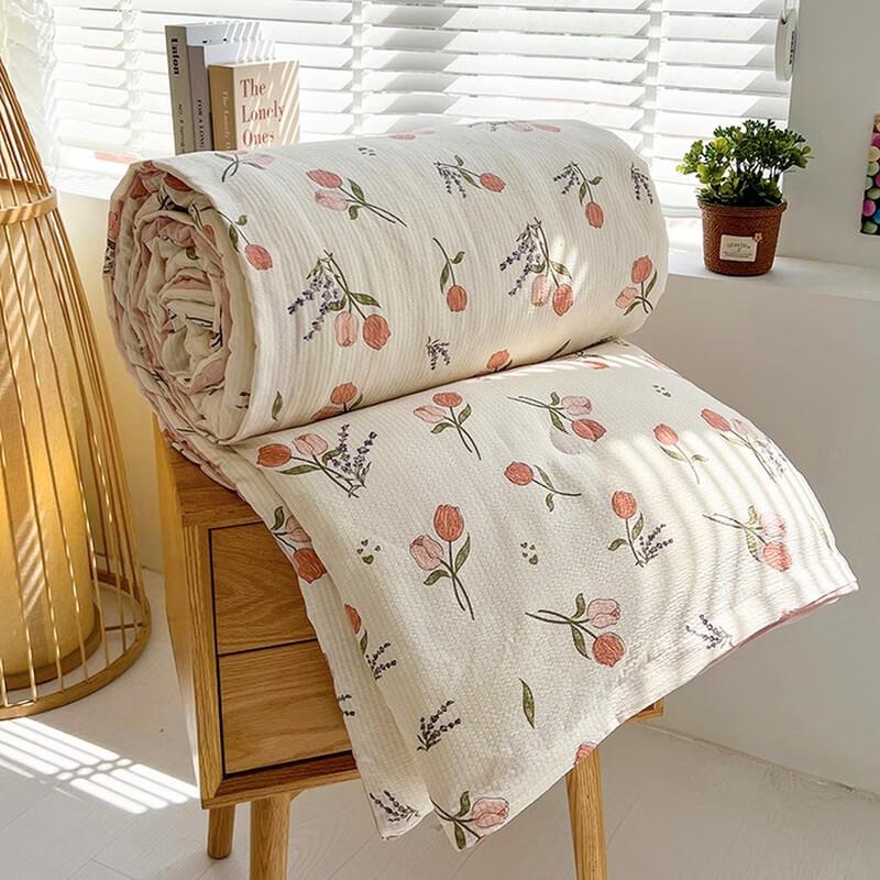 Washable Bubble Cotton Summer Quilt for Kids