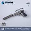 [TOYBARJAPAN] 16 Scale Action Figure Accessory  ZYTOYS ZY2041 M9 Alloy Weapon Pistol Model