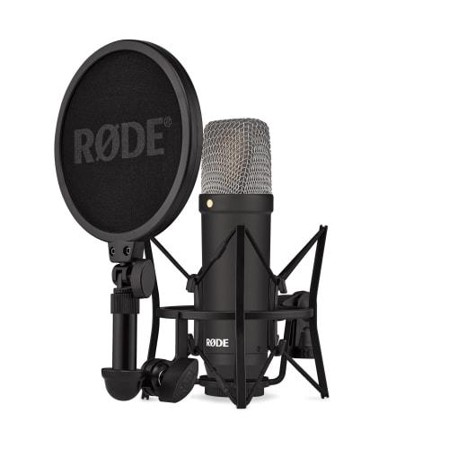 RODE Microphones NT1 Signature Series Large Diaphragm Condenser Microphone, Black (NT1SIGNATUREBLACK)