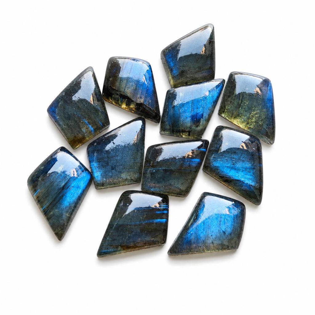 Labradorite Kite Cabochon Gemstone | AAA Calibrated Loose Stone for Designer Jewelry Making Wholesale Supply