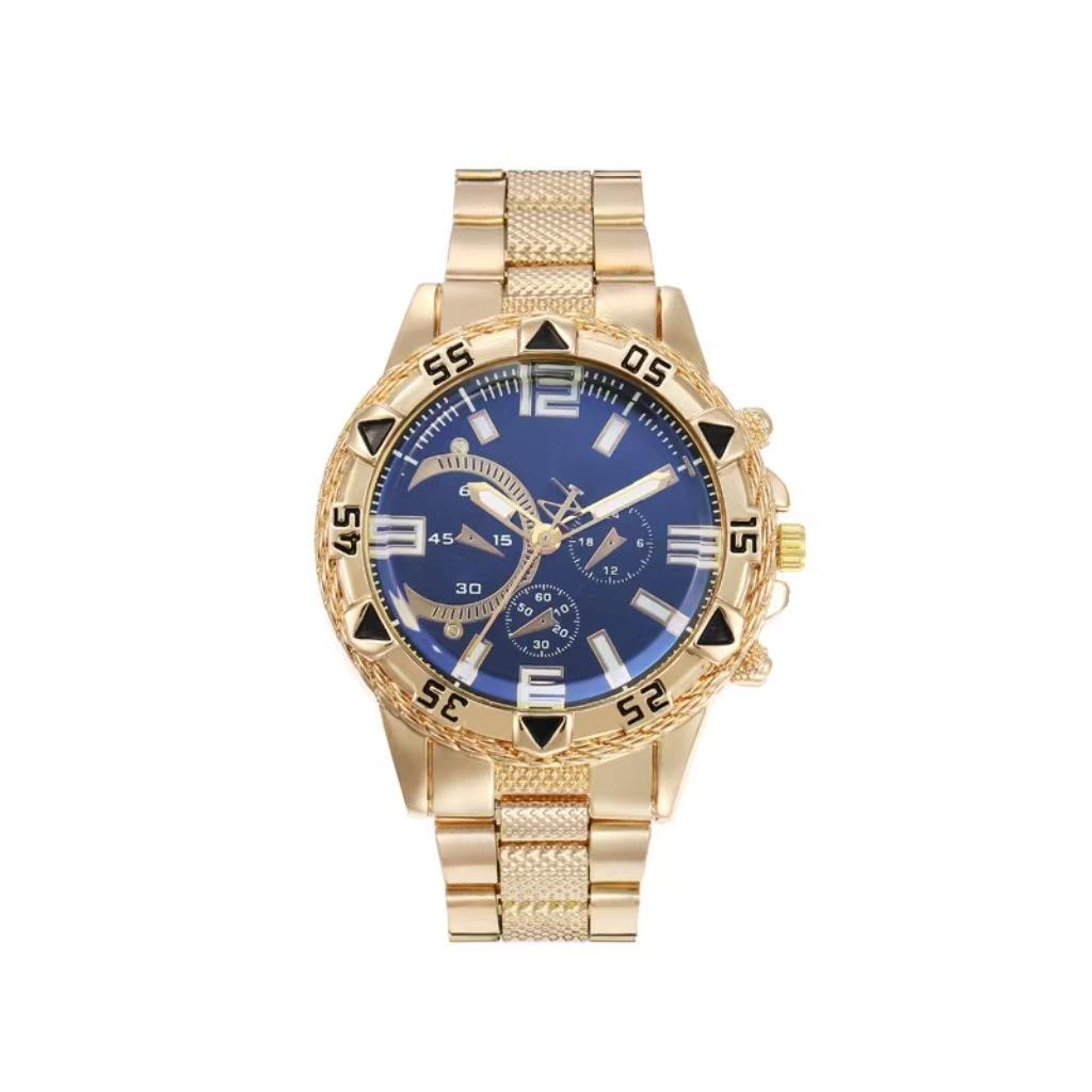 Men'S Watch Men'S Watch Steel Belt Casual Business Large Dial Quartz Watch Watch