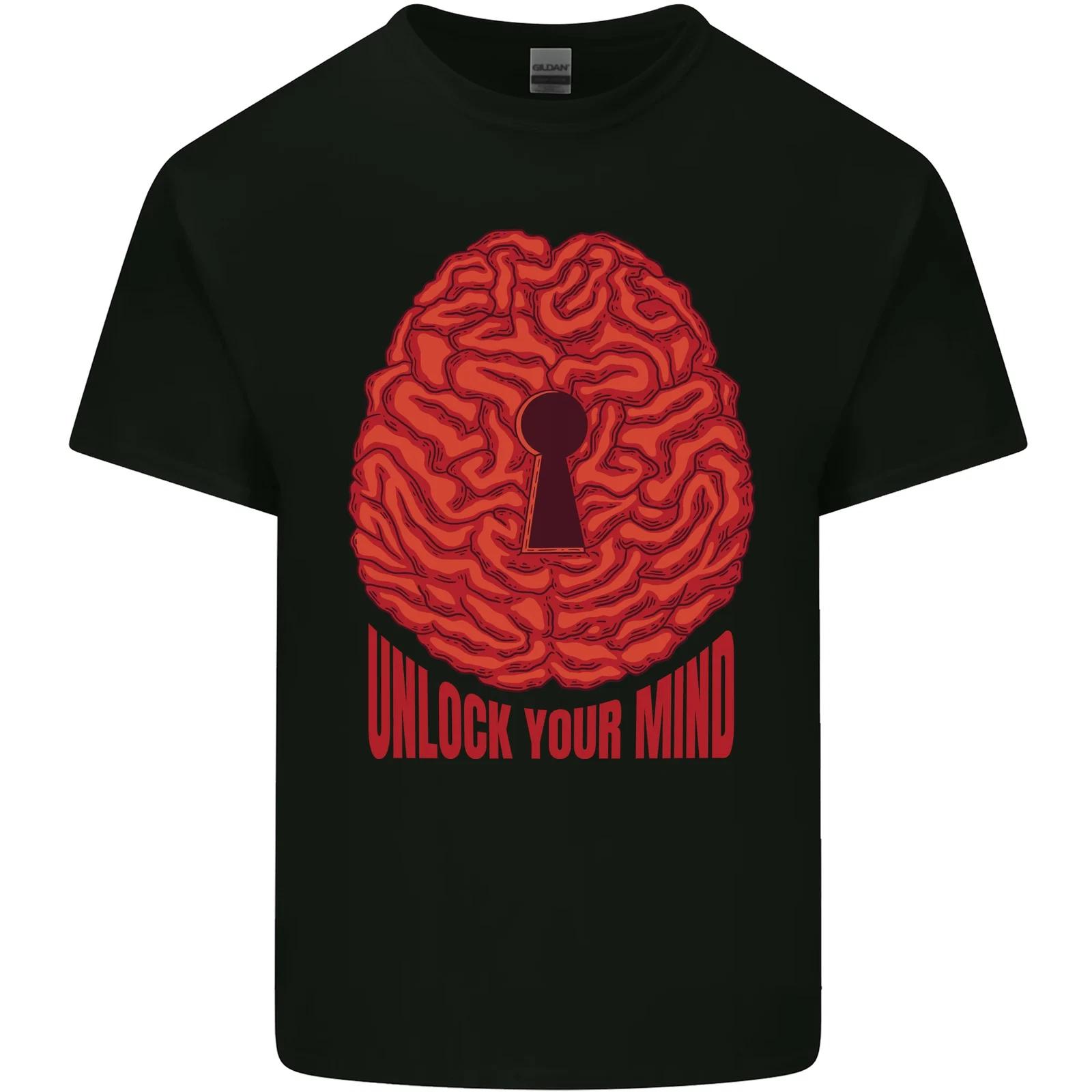 Unlock Your Mind Intelligence Psychology Kids T-Shirt Childrens S