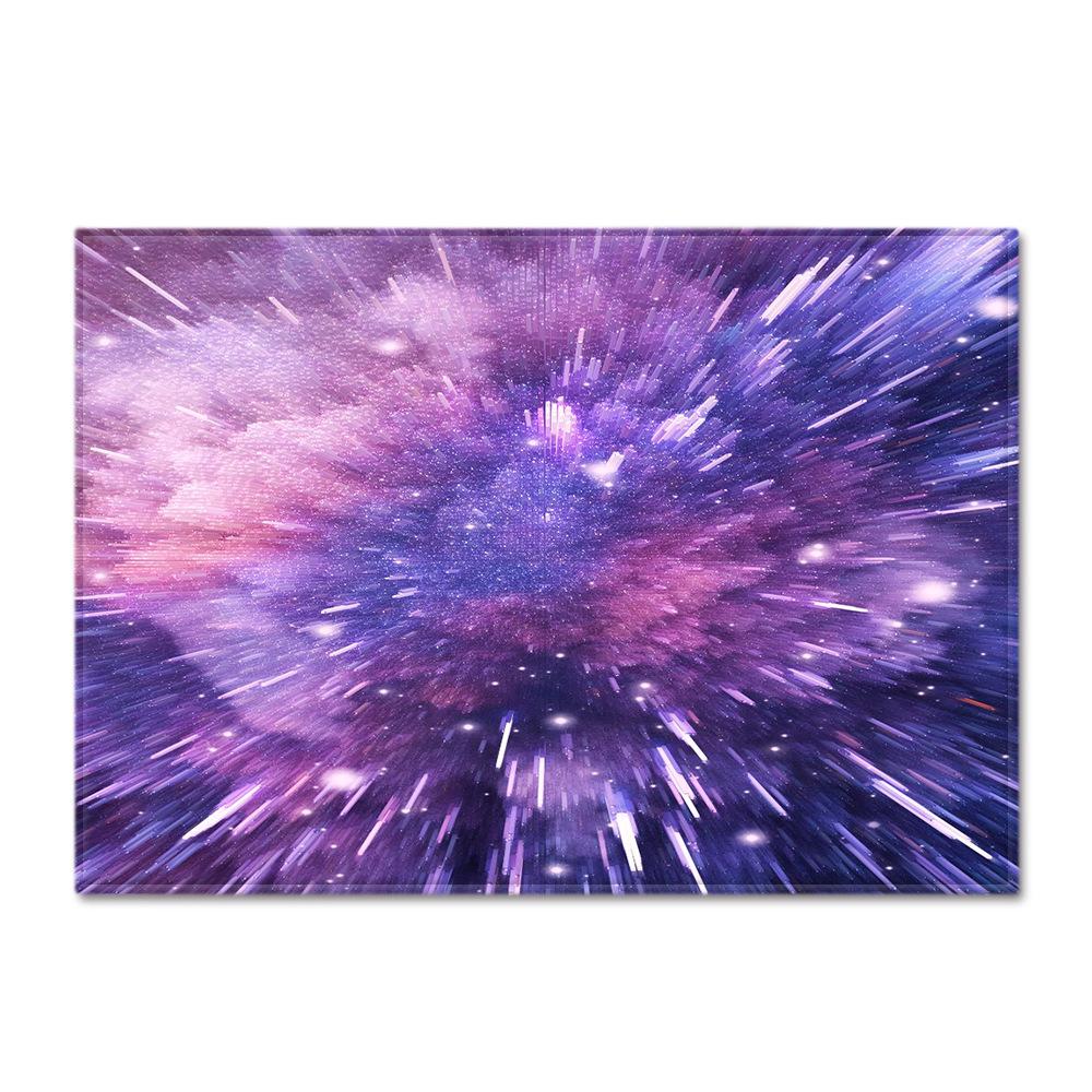 Gradual Change Large Carpet Feather Wind Bedroom Floor Mat