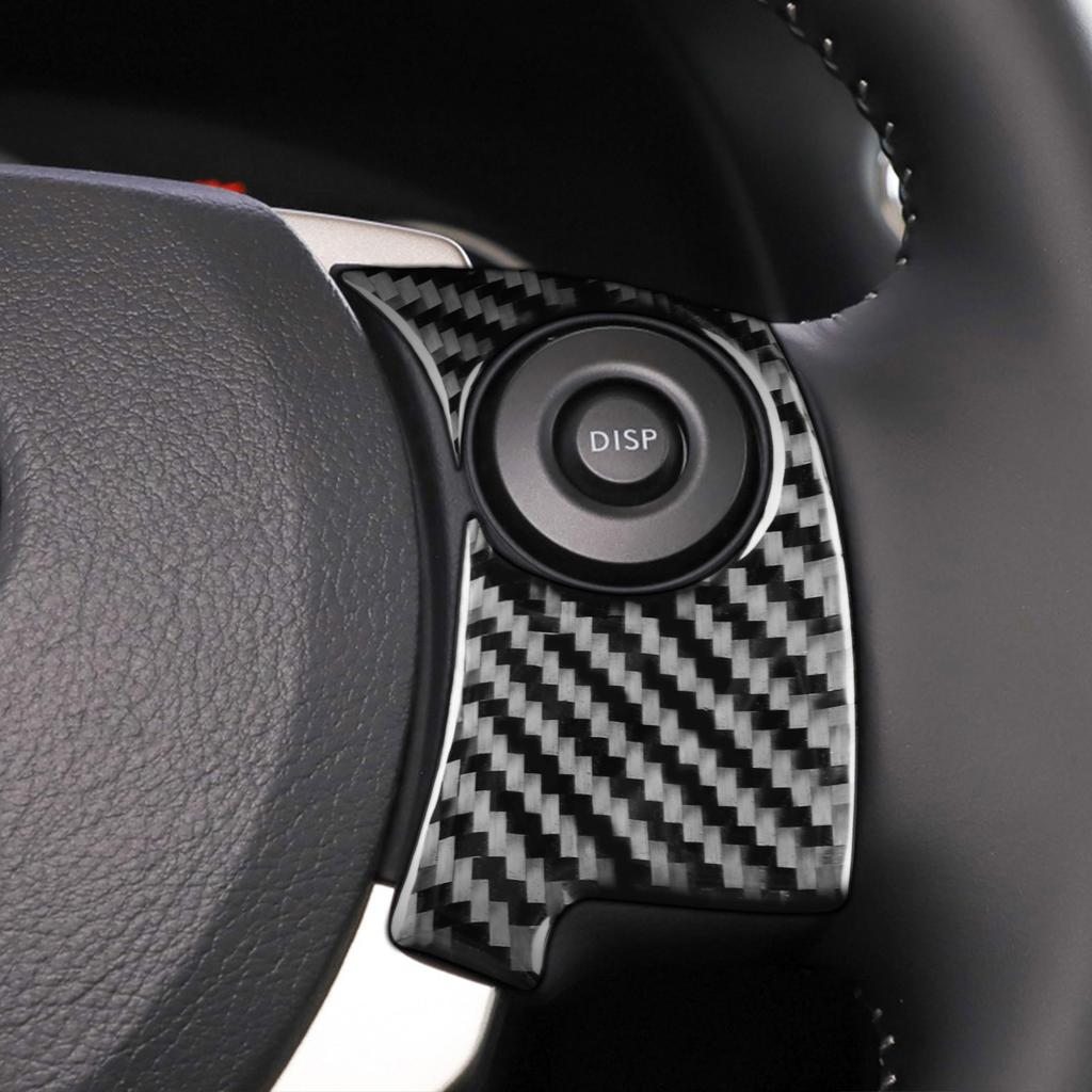 For Lexus CT 200h 2011 2012 2013 2014 2015 2016 2017 Accessories Carbon Fiber Interior Steer Wheel Button Trim