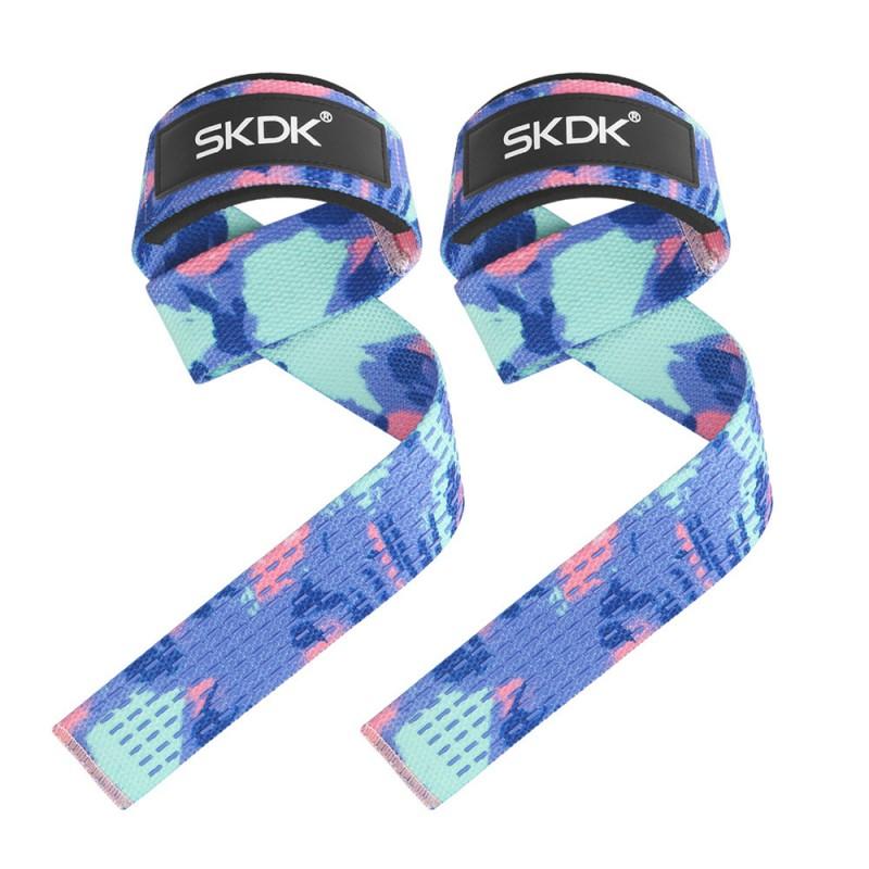 Fitness Wrist Support Strap With Non-Slip Silicone Grip Deadlift Pull-Up Weightlifting Training
