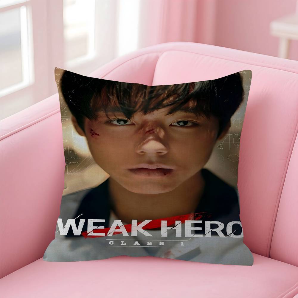 Koreanische TV-Serie W-Weak Hero Klasse 1 2 Büro Kissen Kissenbezug Auto Kissenbezug 45x45cm Lendenkissenbezug Sofakissenbezug