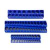 Magnetic Socket Organizer, 3 Piece Socket Holder Kit, for 1/2-inch, 3/8-inch, 1/4-inch Drive Holds 75 Sockets