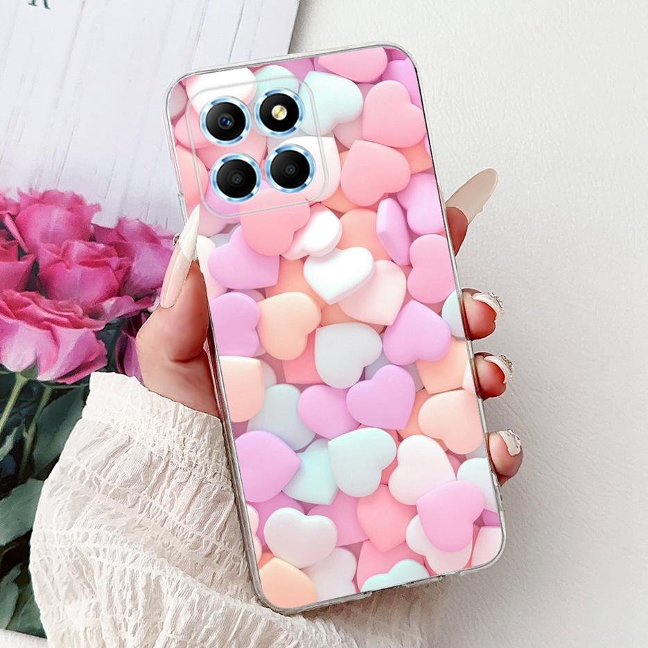 For Honor X6 Case Honor X8 5G VNE-N41 New Fashion Painted Cover Soft Slim Phone Case For Honor 70 Lite HonorX6 HonorX8 5G Fundas