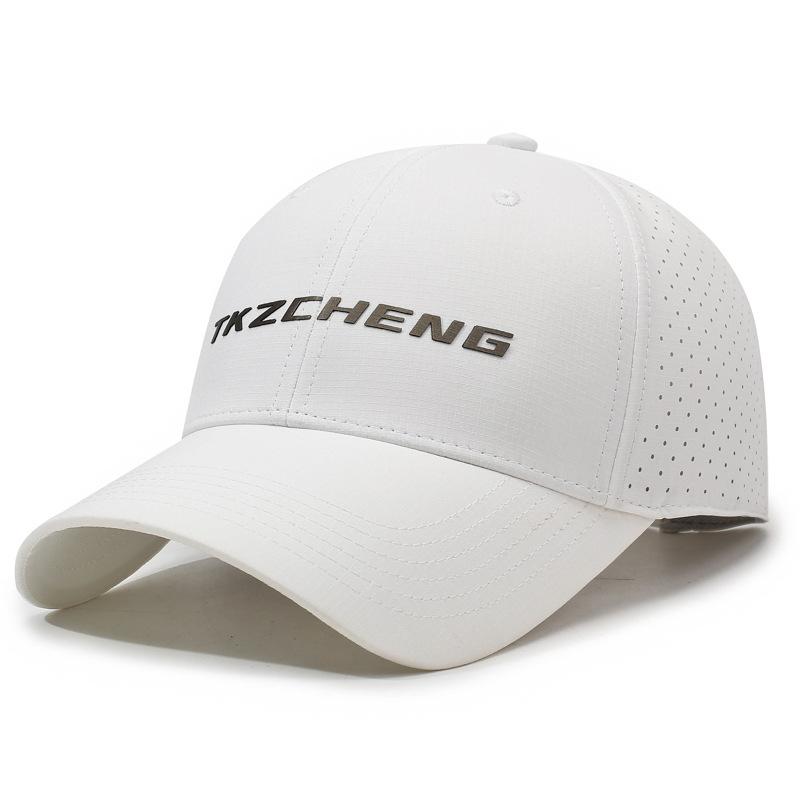 Men Letter Cap Outdoor Mesh Breathable Sun Hat Women Summer Quick Dry Thin Sunscreen Baseball Cap