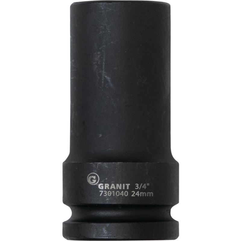 3/4" Impact Socket, Hexagonal, Long,