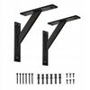 3-piece Bracket | 180 Mm | Black