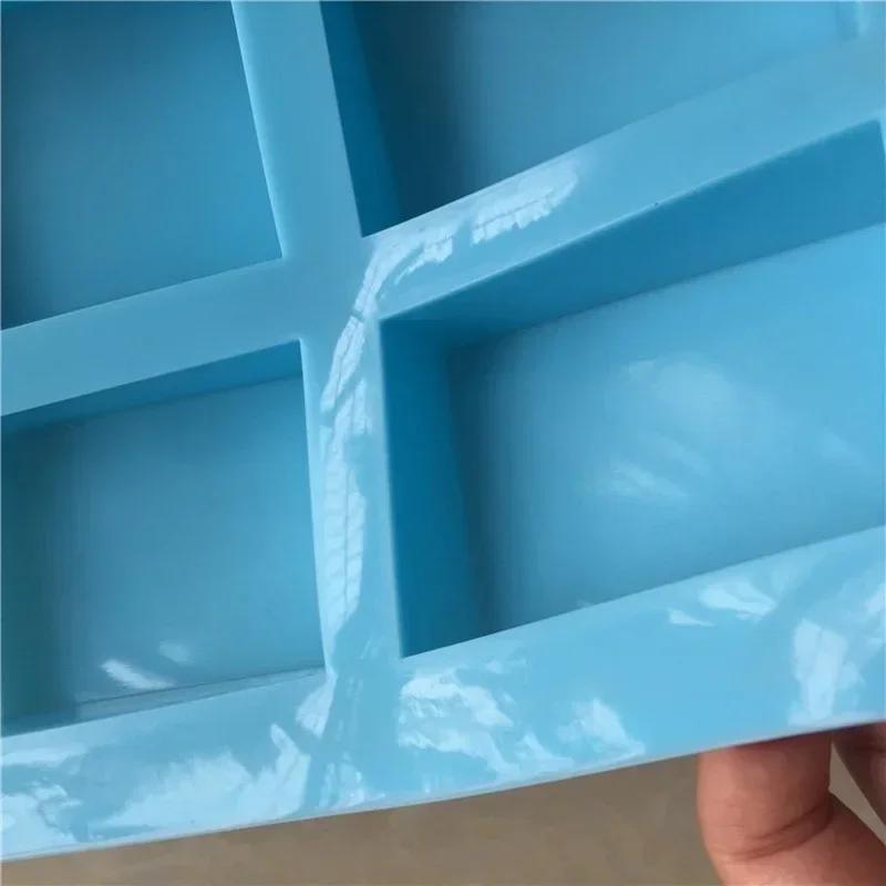 Handmade Creative Shape Molds Rectangular Soap Silicone Cake Soap Mold Making Soap Tools Accessories Creative Gifts Home Decor
