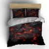 "Volcanic Lava Cracked Bedding" Bedding Duvet Cover Set Duvet Cover Pillowcases (1 * Duvet Cover 2 * Pillowcases, Without Duvet Insert)