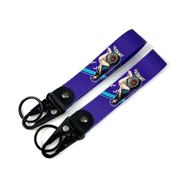 Fasjonabel Ørnehode Nøkkelring med Anime Motorsykkel Nøkkelring Veskeanheng Nøkkelring Lanyard for Bilkultur Digital Dekorasjon