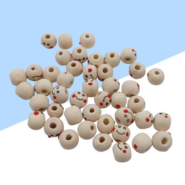 100 x 8mm Round Wood Bead Natural Unpainted Unfinished Wooden Beads Ball Spacer