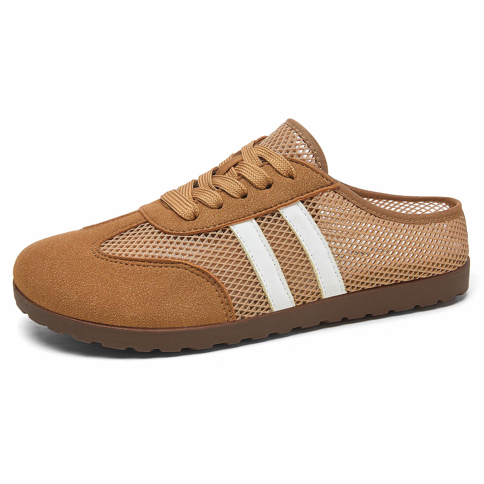 Women s Breathable Slippers, Half Slippers, Lightweight Casual Shoes, Shallow-toe Shoes 36