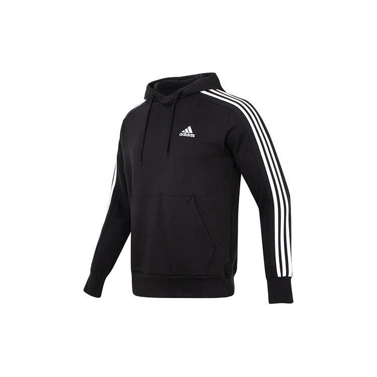 adidas Sweatshirts Men's Black Hooded Moderate Regular IC0435