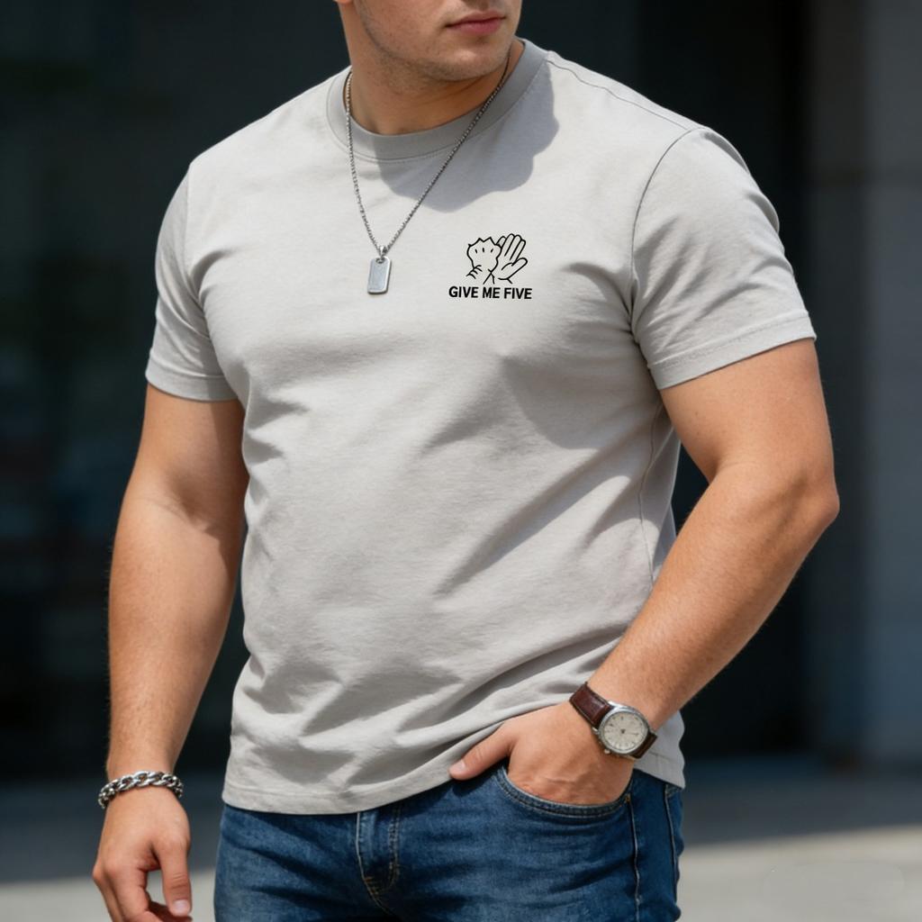 Herren Plus Size Baumwoll-T-Shirt Einfach Rundhalsausschnitt Kurzarm Locker Atmungsaktiv Sommer Freizeit Oberteile M-6XL