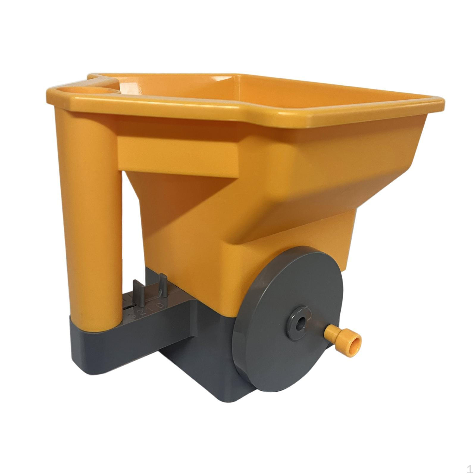 Ручной разбрасыватель, Ручной разбрасыватель удобрений, 3 уровня регулировки, Объем 3 л, для газона