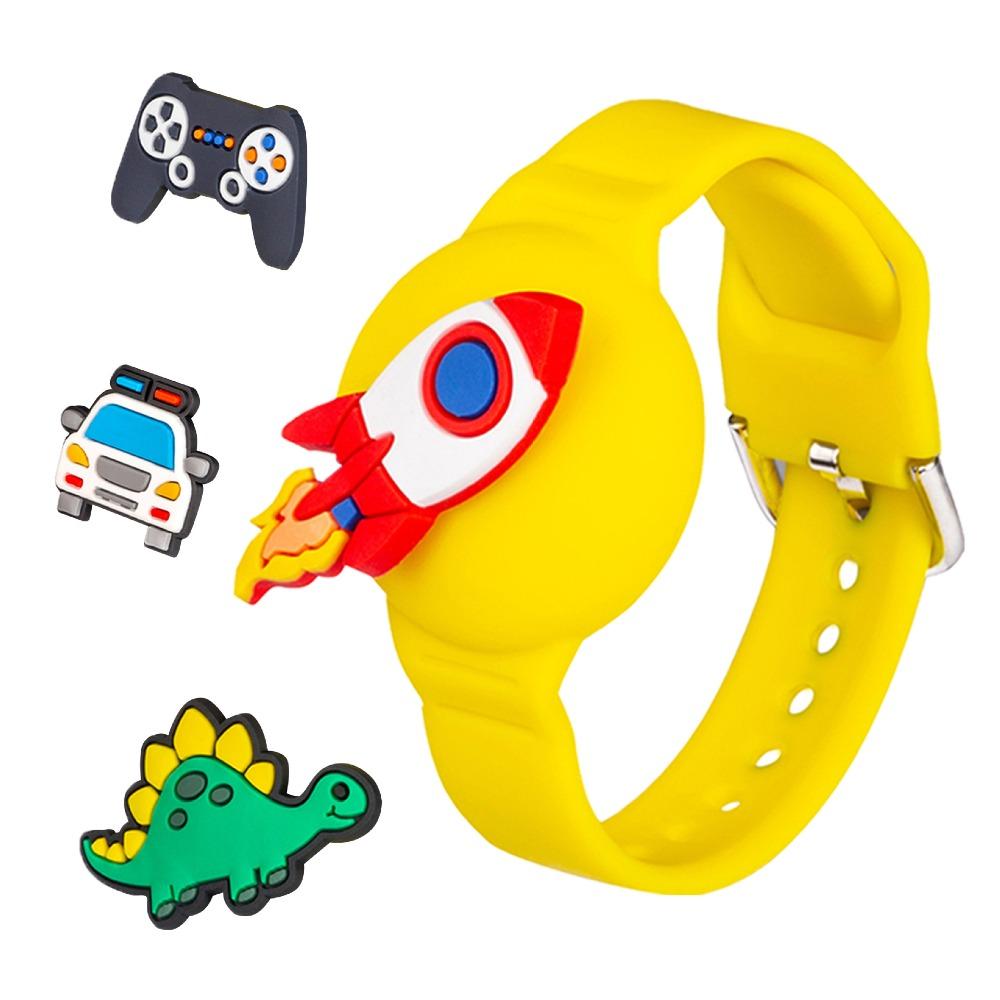Silicone Kids Bracelet Tracker Case Bracelet Holder for Apple AirTag Tracker Accessories