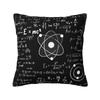 Mathematics Formulas Math Numbers Luxury Pillow Cover Home Decorative Geek Science Puzzle Sofa Cushion