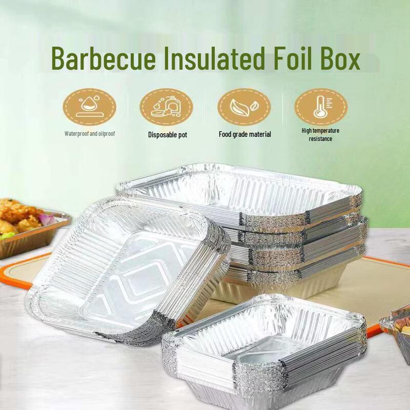 Disposable Aluminum Foil BBQ Roasting Pans