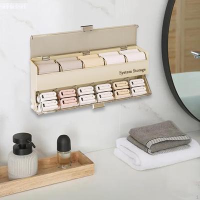 Unterwäsche Höschen Lagerung Box BH Organizer Wand montiert transparent Socken für Kleidung