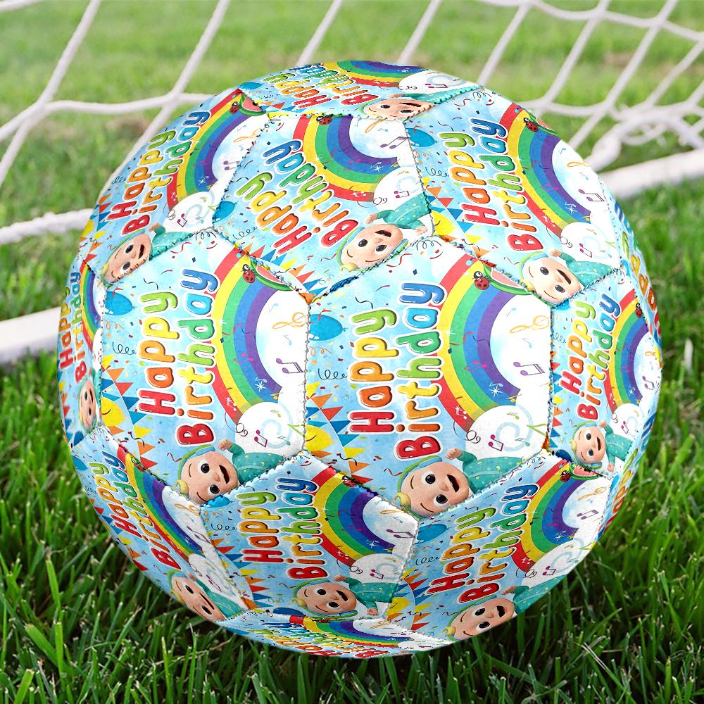 CoComelon Theme Size 5 Soccer Ball, Suitable for Both Indoor and Outdoor Matches, a Gift Suitable for Everyone.