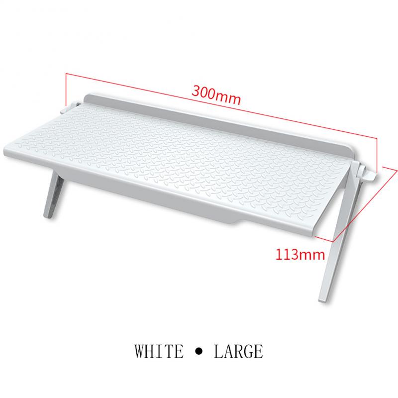 Monitor Screen Rack Multi-function Home Organizer Foldable Safe Tv Screen Top Storage Shelf Router Storage Rack Screen Stand