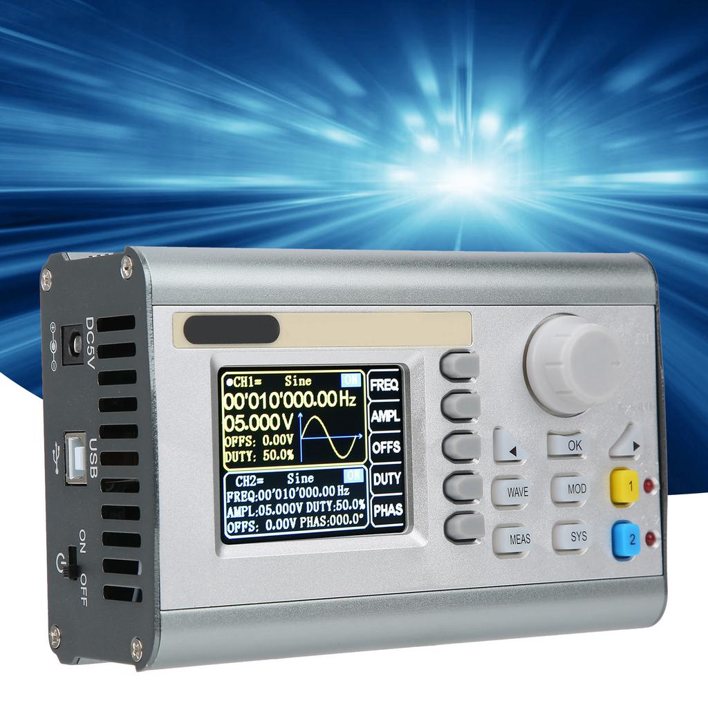 JDS2900 60M 2CH Function Arbitrary Waveform Signal Generator DDS Pulse Signal Sources