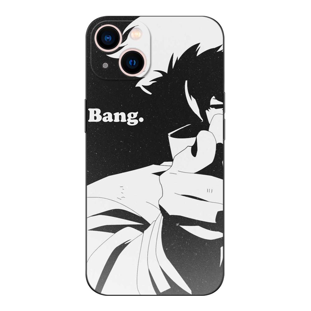Černé TPU pouzdro pro Samsung Galaxy F23 M12 M22 M23 M32 4G M52 5G M30S M21 Space Cowboy Bebop