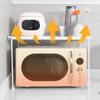 Microwave Oven Shelf Cabinet Storage Rack with Tray Appliance Stand