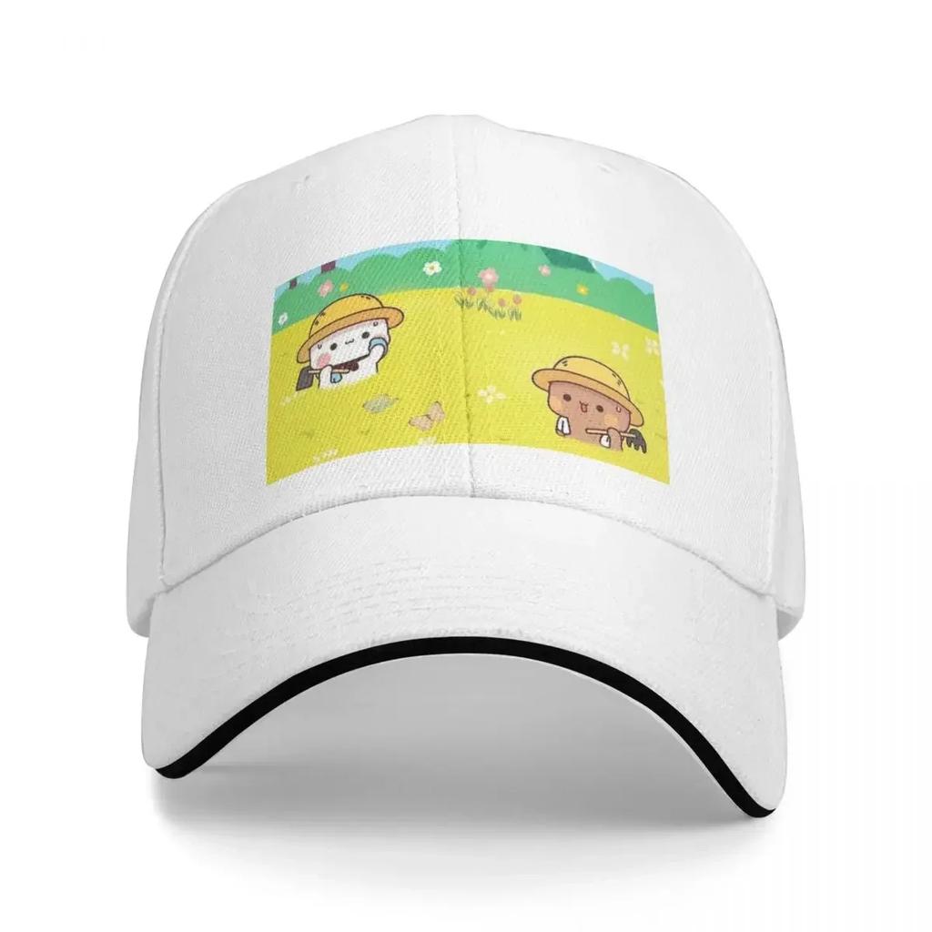 Cute Couple Dudu And Bubu Are Hard Working On The Field Baseball Cap Military Cap Unisex Luxury Brand Sports Cap Hats Unisex Womens