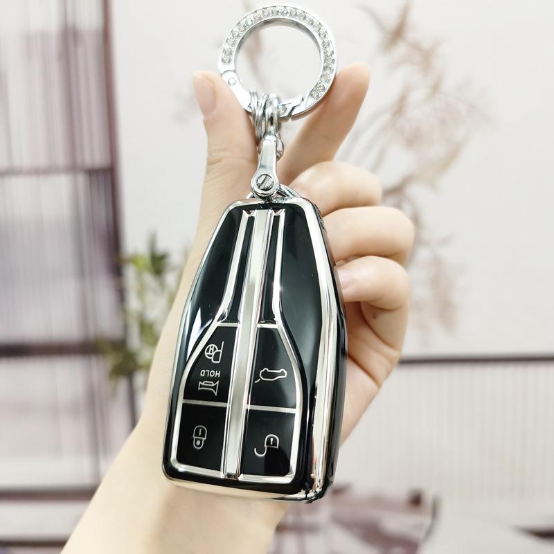 Luxury Protective Key Case for FAW Hongqi H5/HS5/HS7/H9/e-HS9 Cars – Women's Edition