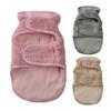 Warm Fleece Cat Jacket Coat Adjustable Soft High Neck Kitten Apparel Autumn Winter Pet Costume Cat Sphynx Chihuahua Small Dog