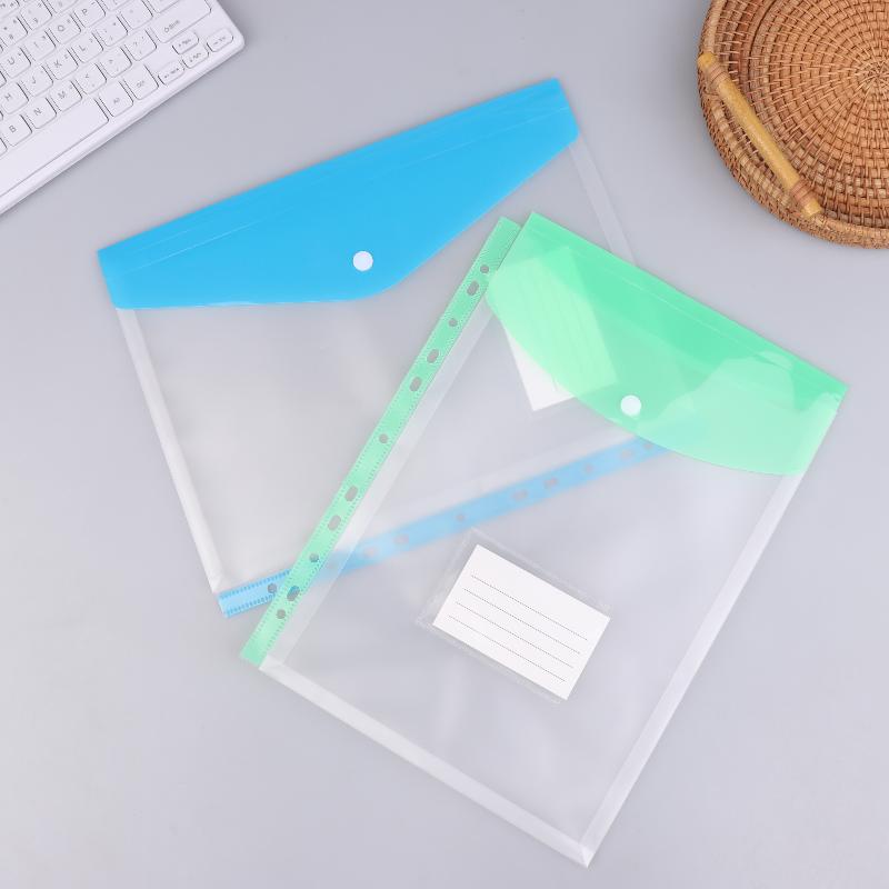 6/12 Packs A4 Expandable Folders Plastic Envelopes Binder Folders ,Binder Pocket Organizer Folders, For School Office Home