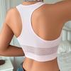 Summer Hollowed Out Tank Tops Women's Beautiful Back Sleeveless Top Slim Solid Short Female Camis Vest