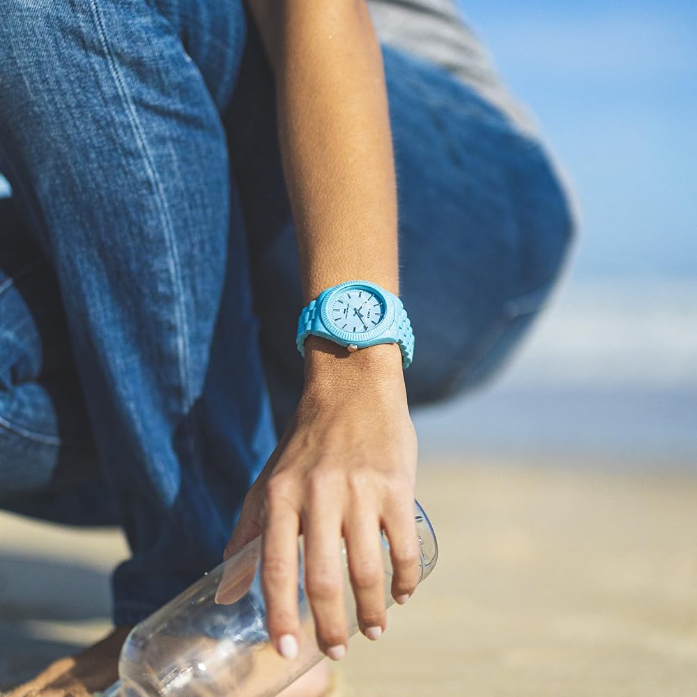 TIMEX Waterbury Ocean 37mm TW2V33200 Unisex Quartz Blue Sustainable Watch [Parallel Import]